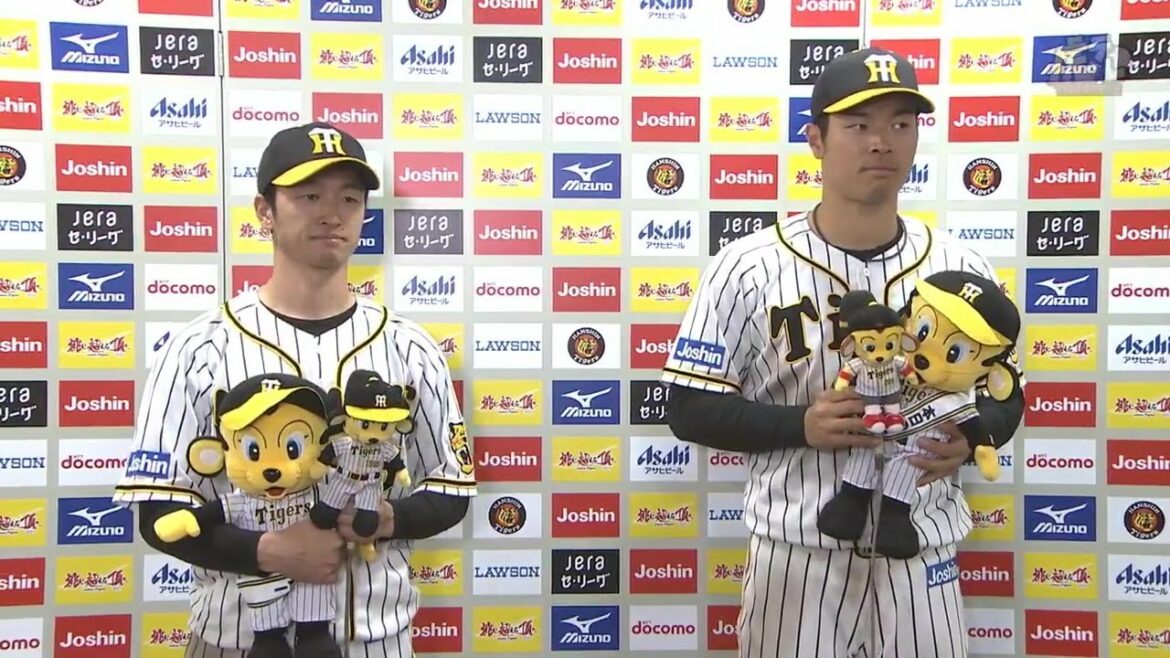 Hanshin-Tigers: 【近本選手・佐藤輝選手のヒーローインタビュー、矢野監督インタビュー】 5月2日(日) 阪神vs広島(甲子園)