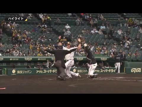 Hanshin-Tigers: 【ハイライト】5/27(木) 神4-6ロ(甲子園)| サンズ選手が4安打2打点の活躍!