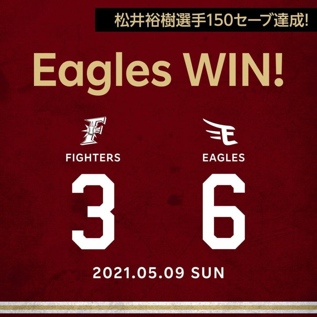 Tohoku-Rakuten-Golden-Eagles: F 3-6 E 多くの選手が母に捧げる活躍を見せて連敗ストップ 打線は1点ビハインドの5回に辰己選手が7号ソロを放ち同点に さらにチャンスで島内選手のタイムリ…