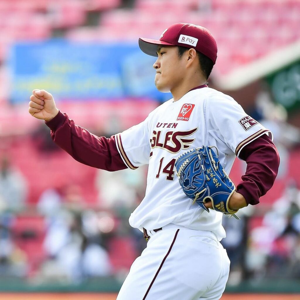 Tohoku-Rakuten-Golden-Eagles: E 4-3 L 則本選手が7回121球6安打3失点10奪三振の力投で3勝目 打線は先制された直後の4回に4得点で逆転に成功 鈴木大地選手の四球と浅村選手のヒッ…