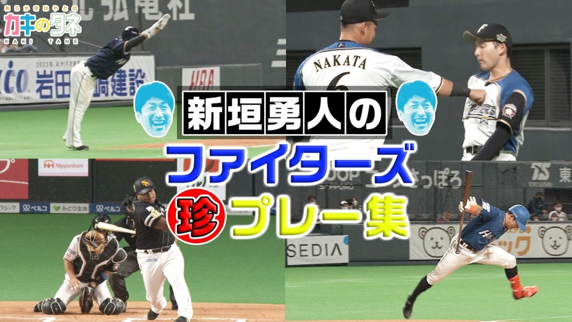 Hokkaido-Nippon-Ham-Fighters: 【カキのタネ#19】新垣勇人のファイターズ珍プレー集!!