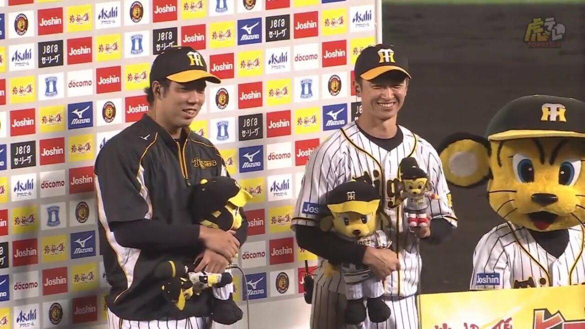 Hanshin-Tigers: 【青柳投手・近本選手のヒーローインタビュー、矢野監督インタビュー】 6月29日(火) 阪神vsヤクルト(甲子園)