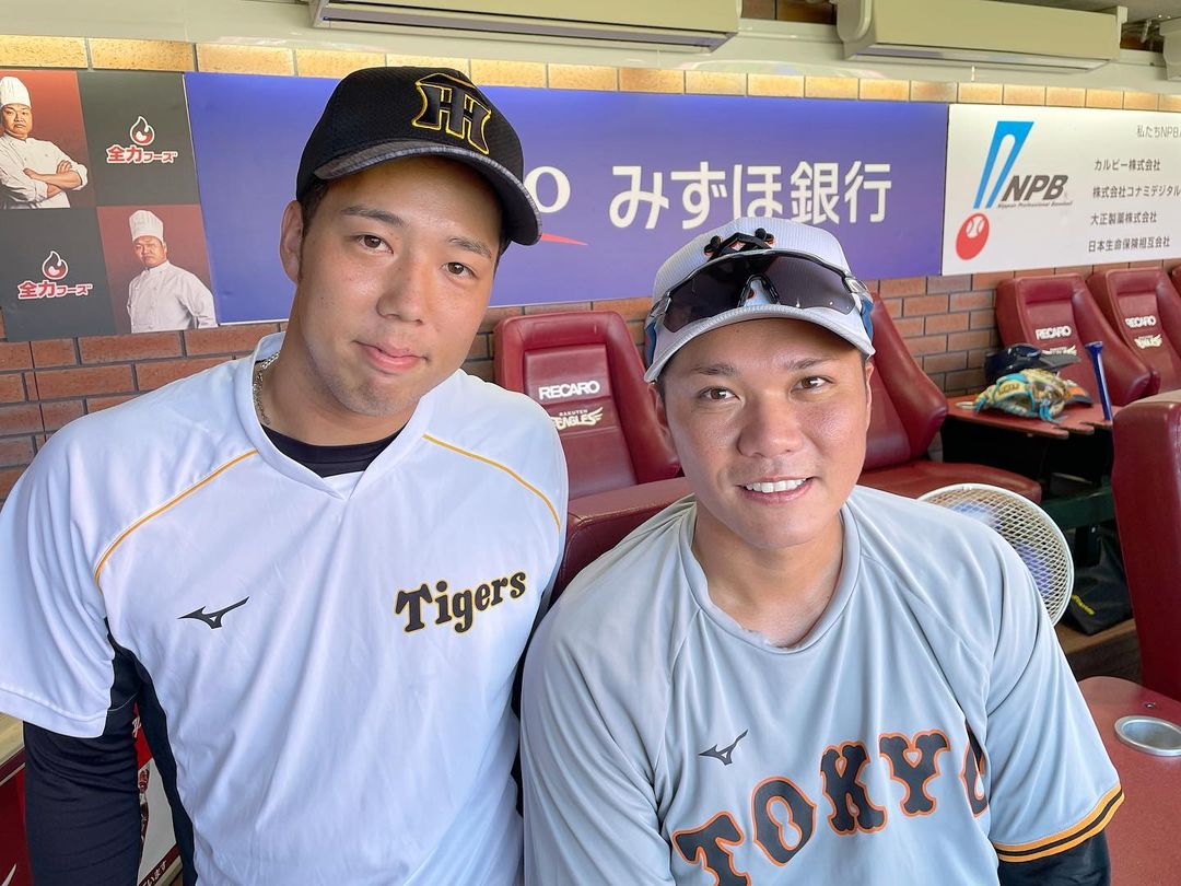 Hanshin Tigers 今日のオールスター第2戦は仙台が舞台です 青柳晃洋 選手 坂本勇人 選手 佐藤輝明 選手 杉本裕太郎 選手 梅野隆太郎 選手 山田哲人 選手 Npb Hub Hanshin Tigers 今日のオールスター第2戦は仙台が舞台です 青柳晃洋 選手 坂本勇人 選手 佐藤輝明 選手 杉本裕太郎 選手 梅野隆太郎 選手 山田哲人 選手 Npb Hub
