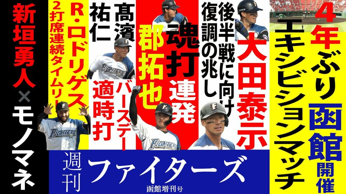 Hokkaido-Nippon-Ham-Fighters: 【週刊ファイターズ】函館増刊8/4~9号