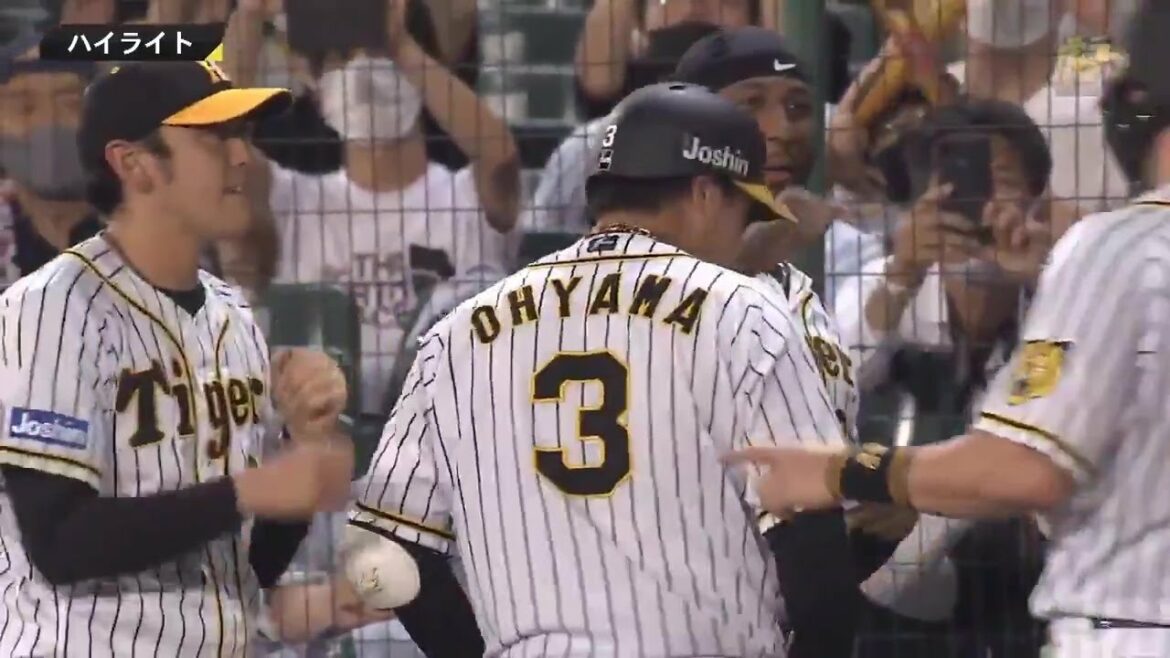 Hanshin-Tigers: 【ハイライト】9/8(水) 神5-3ヤ(甲子園)| ロハス同点弾に大山決勝弾!2年目の小川がプロ初勝利!
