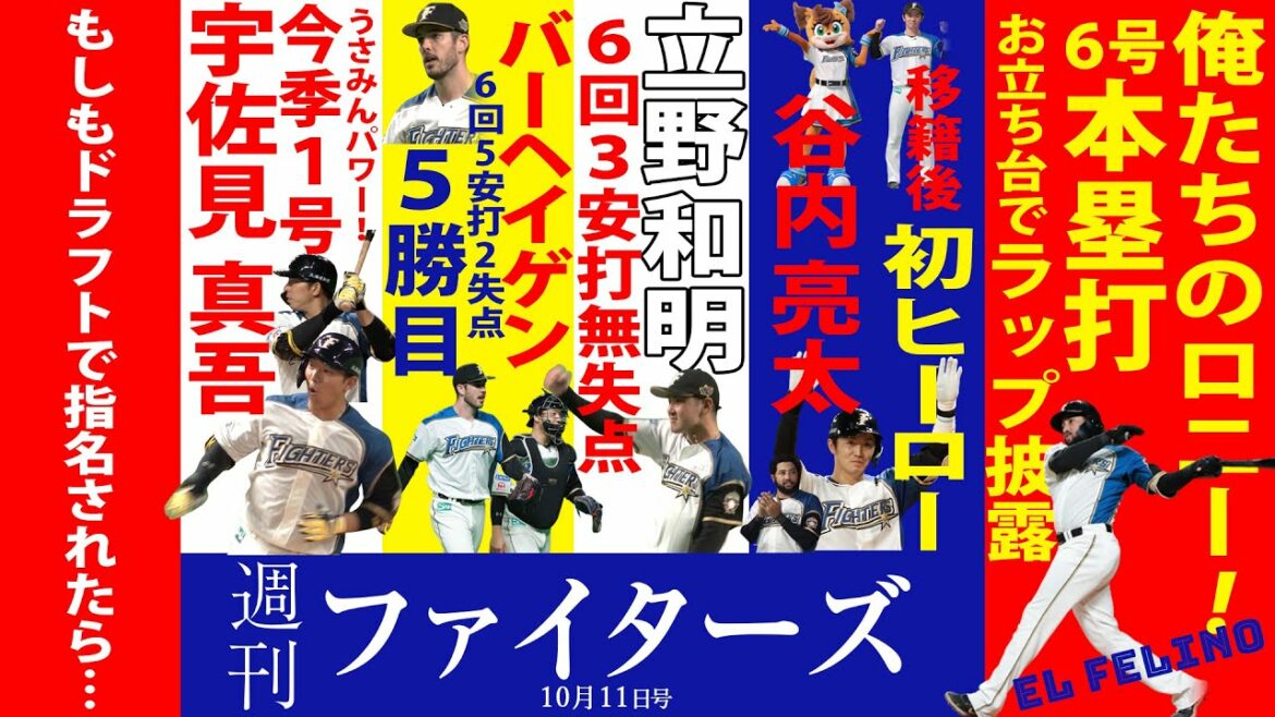 Hokkaido-Nippon-Ham-Fighters: 【週刊ファイターズ】10月11日号