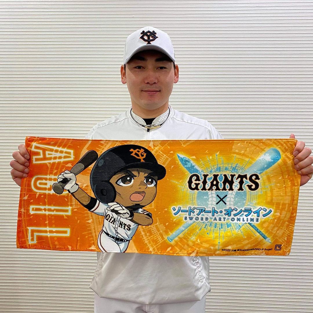 Yomiuri Giants ともに強く 丸佳浩 選手 高梨雄平 投手 アニメ映画 劇場版 ソードアート オンライン プログレッシブ 星なき夜のアリア とのコラボ企画 主人公 キ Npb Hub Yomiuri Giants ともに強く 丸佳浩 選手 高梨雄平 投手 アニメ映画 劇場版 ソードアート オンライン プログレッシブ 星なき夜のアリア とのコラボ企画 主人公 キ Npb Hub