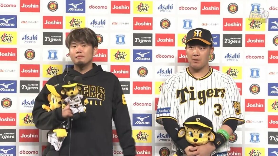 Hanshin-Tigers: 【西勇投手・大山選手のヒーローインタビュー、矢野監督インタビュー】 5/24(火) 神1-0楽(甲子園)