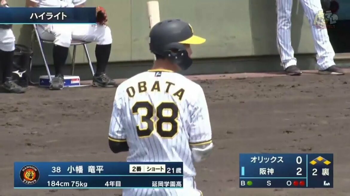 Hanshin-Tigers: 【ハイライト】6/7(火) 神6-0オ(鳴尾浜)| 11連勝!走攻守が充実!先発の才木は5回無失点!