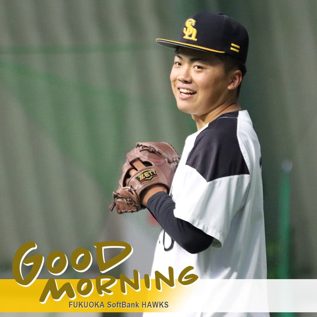 FukuokaSoftBankHawks おはようございます 山崎琢磨 sbhawks softbankhawks ホークス