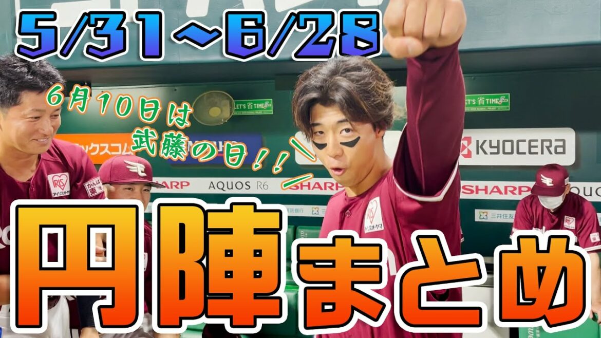 Tohoku-Rakuten-Golden-Eagles: 円陣まとめ2022~6月篇~