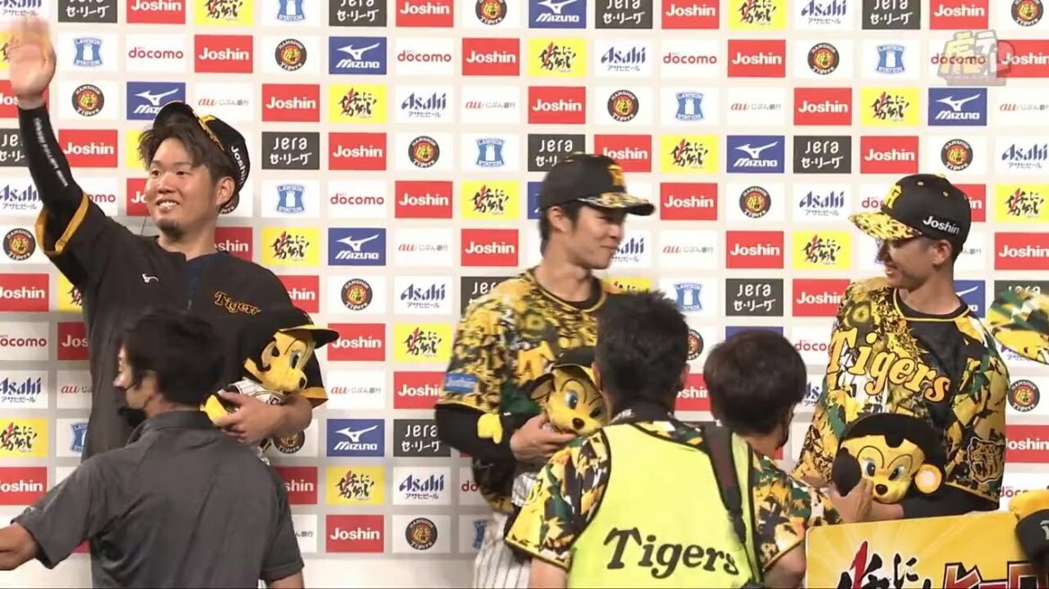 Hanshin-Tigers: 【西勇投手・中野選手・近本選手のヒーローインタビュー、矢野監督インタビュー】 7月13日(水) 阪神vs巨人(甲子園)