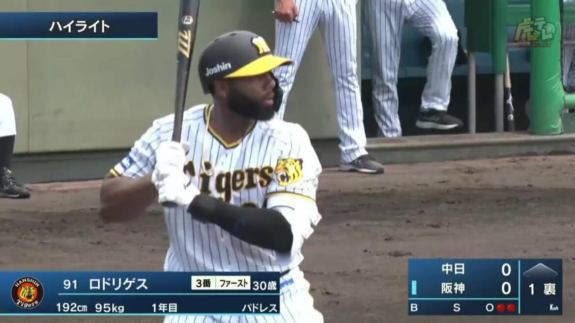 Hanshin-Tigers: 【ハイライト】7/15(金) 神4-9中(鳴尾浜)| ロドリゲスが初打席初安打!先発・川原は3回無失点!