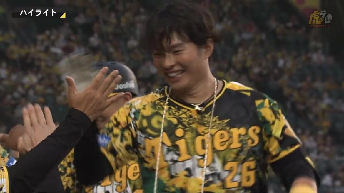Hanshin-Tigers: 【ハイライト】7/15(金) 神2-1中(甲子園)| 青柳、10勝!両リーグ1番乗り!北條が逆転決勝弾!