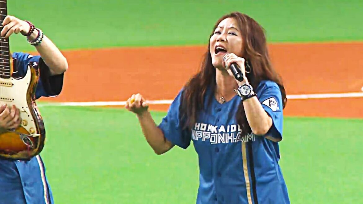 Pacific-League: 【北海道シリーズ】シンガーソングライターの大黒摩季さんが始球式【最終日】