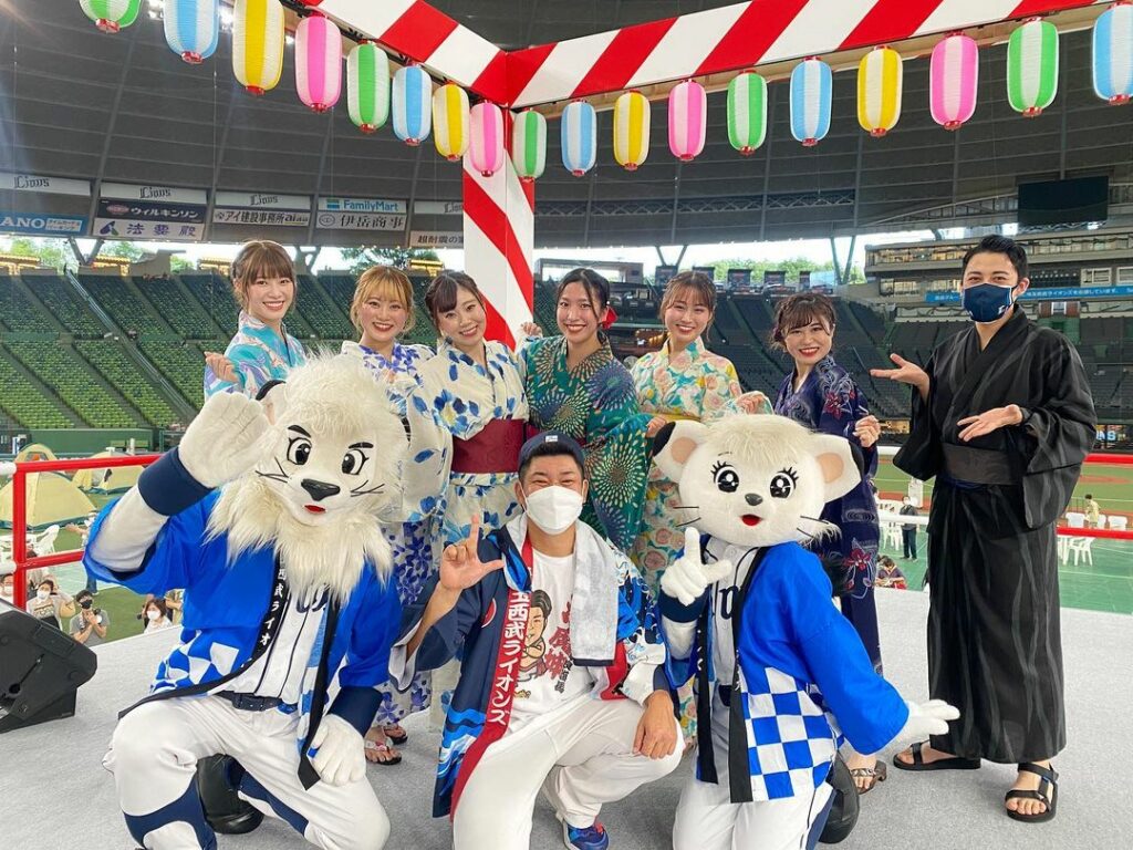 Saitama-Seibu-Lions: LIONS VICTORY!! 「ライオンズ夏祭り2022」2日目! パブリックビューイングや盆踊りを一緒に盛り上げてくれた高橋朋己さんも一緒に お天気に恵…