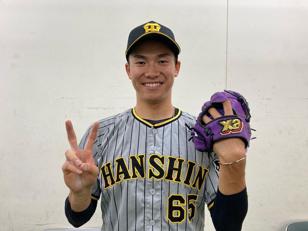 Hanshin-Tigers: 初のオールスター、全球真っ直ぐの真っ向勝負で1回を無失点に抑えた湯浅選手です！ #マイナビオールスターゲーム
