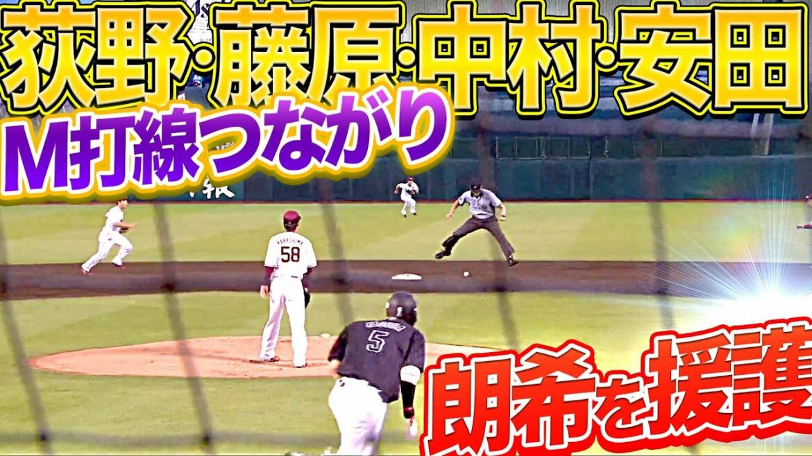 Pacific-League: 【打線活発】荻野・藤原・中村の3連打『最後は安田がしぶとくタイムリー』