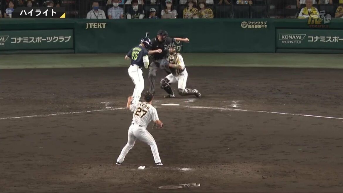 Hanshin-Tigers: 【ハイライト】9/7(水) 神9-1ヤ(甲子園)| 伊藤将、完投で今季9勝目!甲子園、10連勝達成!近本が4打点の大活躍!