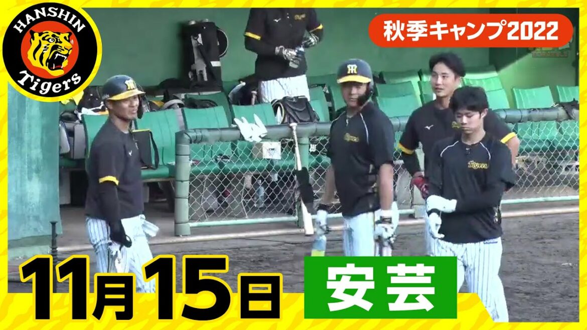Hanshin-Tigers: 【秋季キャンプ2022・安芸】11月15日