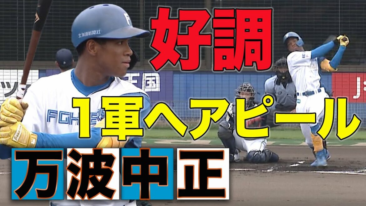 万波中正 復調の兆し!育成・齊藤伸治が先発マウンドに!7/4北海道日本ハムvs東京ヤクルトスワローズ『GAORAプロ野球中継~ファーム~(北海道日本ハムファイターズ)』