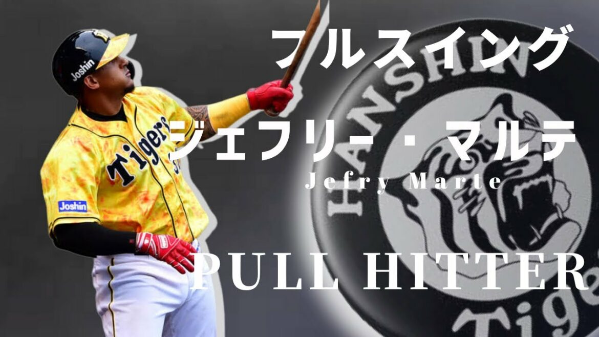 豪快フルスイングで弾丸ホームランを放つ阪神タイガース ジェフリー・マルテ