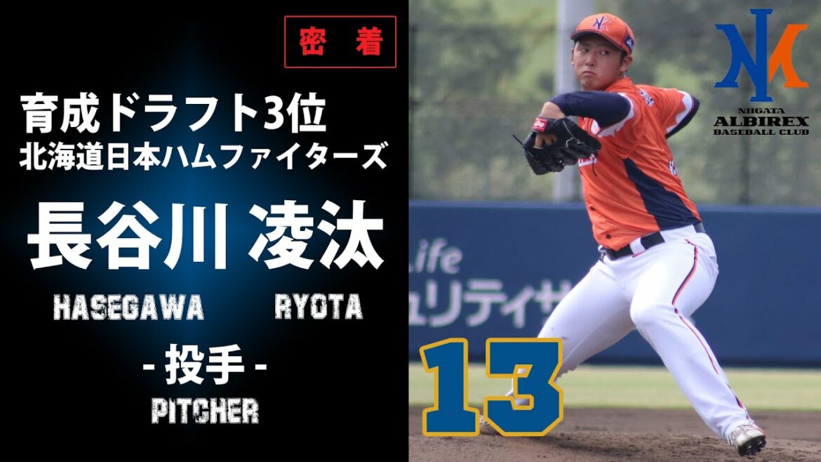 【北海道日本ハムファイターズ育成3位】即戦力!BCリーグNo.1投手!新潟アルビレックスBC 長谷川凌汰選手に密着!