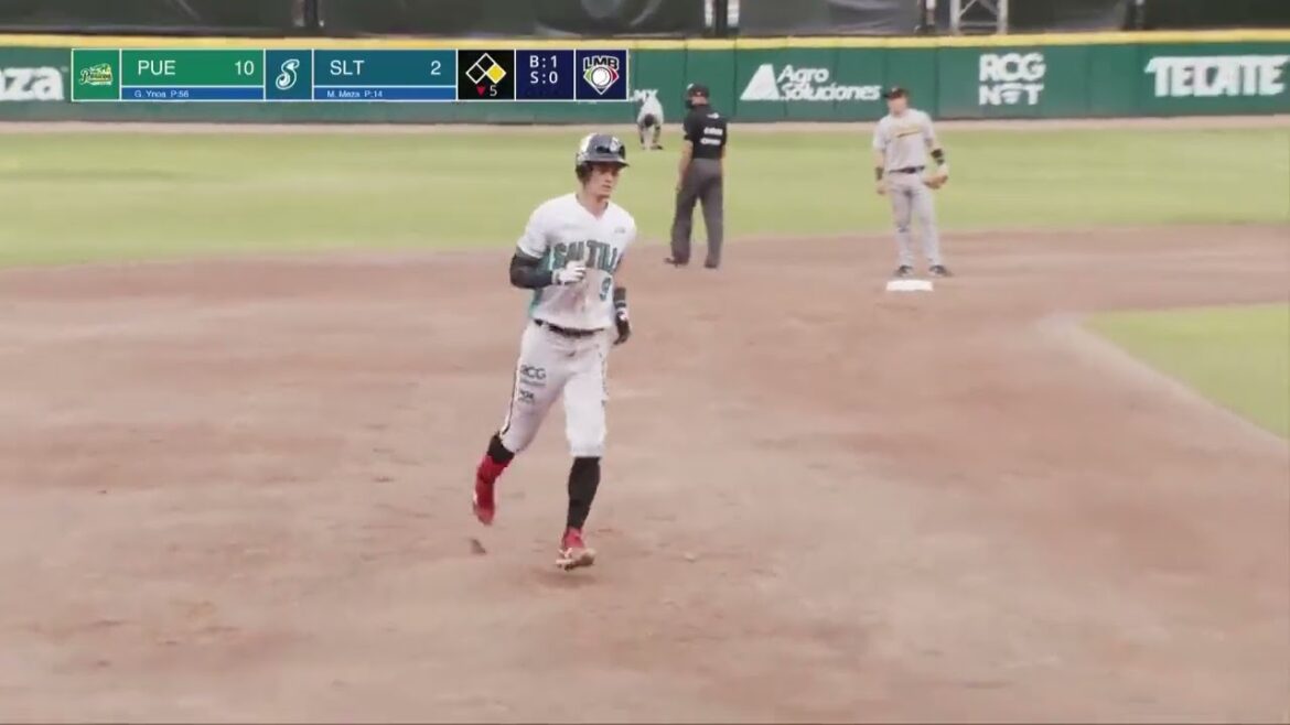 元ベイスターズ 乙坂智がレフトポール際へのホームラン!逆方向へ自慢のパワーを見せつける!