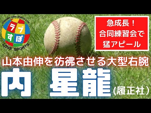 山本由伸を彷彿させるフォームで躍動感抜群の大型右腕!履正社・内星龍【ドラフト2020注目選手】
