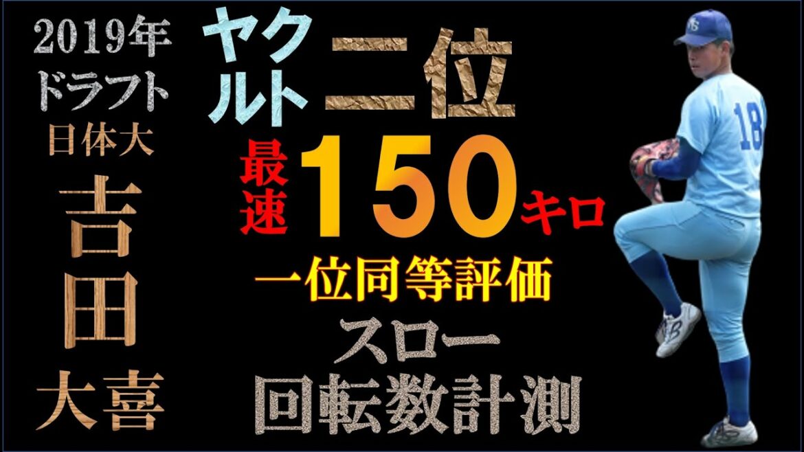 【ドラフト2019 ヤクルト2位】吉田大喜の球質分析&投球シーン&投球フォーム