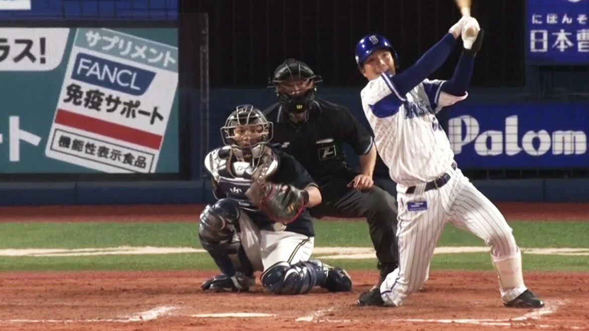 知野直人のプロ初安打となる第1号ソロホームラン!!【DeNAベイスターズ vs オリックスバファローズ】