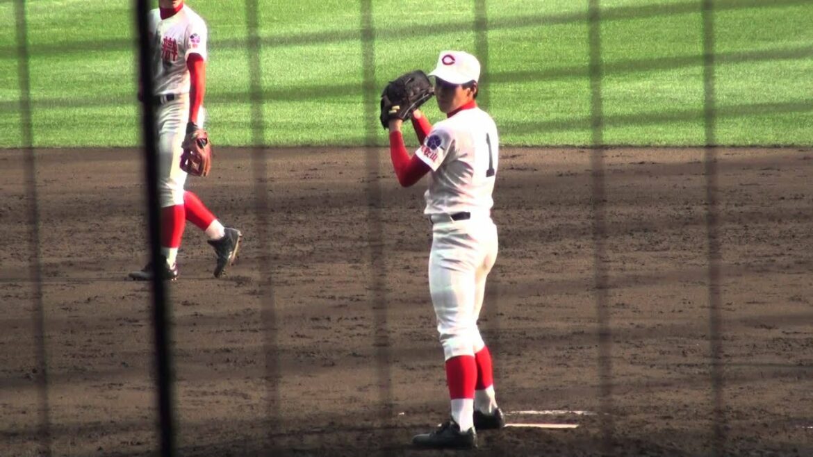 智弁和歌山高 東妻 勇輔 投手 投球練習