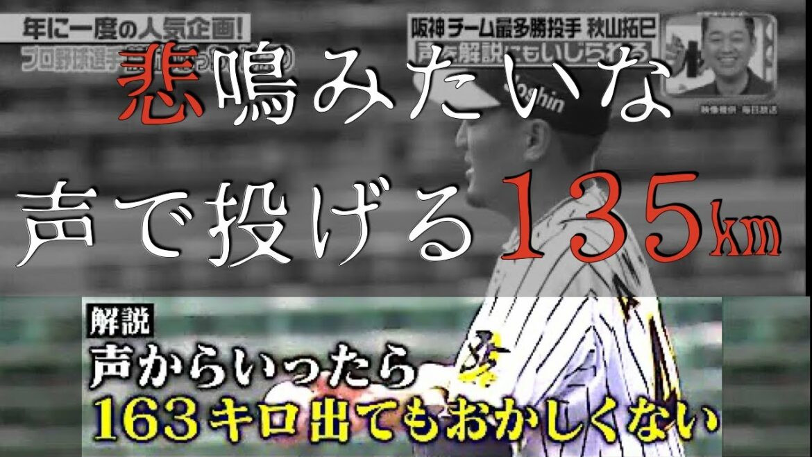 【秋山拓巳ASMR】投げる時に凄い声を出すが130km後半に落ち着く阪神・秋山【ティモンディ・高岸は138km】