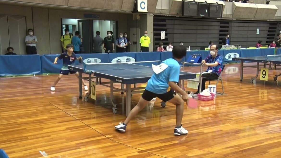 【ホープス男子】髙森健太 vs 中山翔太|全農杯 2022年全日本卓球選手権大会|第1ステージ
