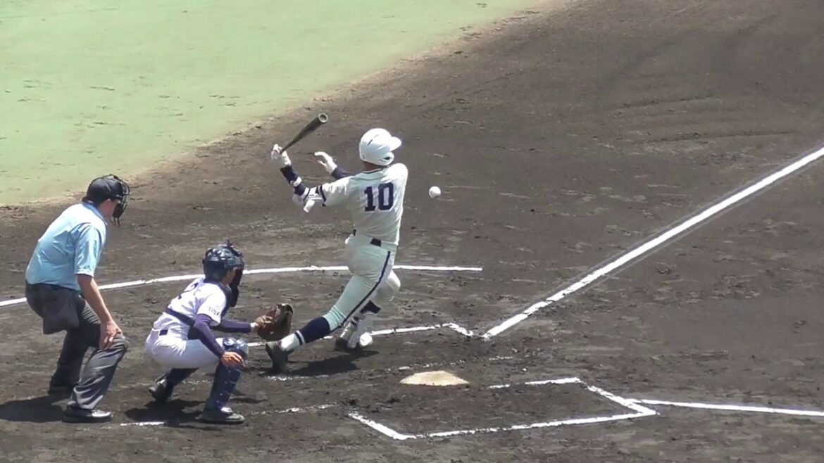 【打球を自分でキャッチ→投手に返球・・・】2018/04/28倉敷商業高3年生・引地 秀一郎(高松中)