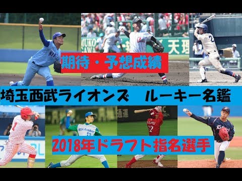 埼玉西武ライオンズ ルーキー名鑑 2018年ドラフト指名選手