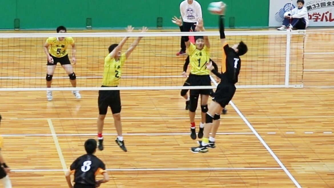 【JOCバレーボール2019】宮崎選抜vs千葉選抜 第2セット 男子1回戦 第33回全国都道府県対抗中学バレーボール大会