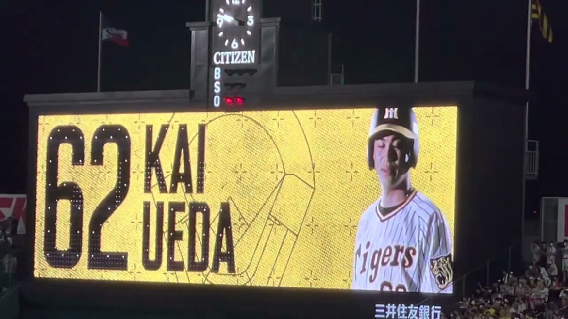 【走り出せ〜】今季初? 阪神 植田海選手 登場曲嵐 曲名 Happiness 22.9.6. 阪神甲子園球場