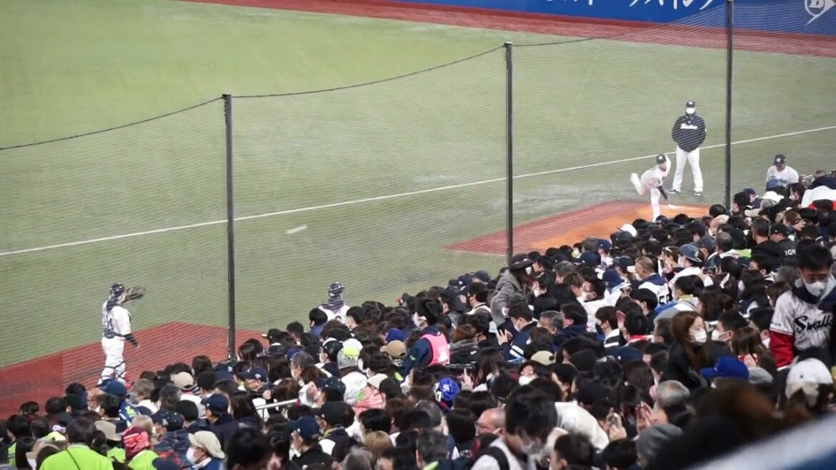 2022/10/30(日) ブルペン投球(試合前) 石山泰稚(東京ヤクルトスワローズ)