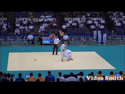 【決勝戦】インターハイ柔道競技 男子個人 73㎏級 決勝戦 (有馬雄生 対 田中裕大) 令和元年8月10日(土)