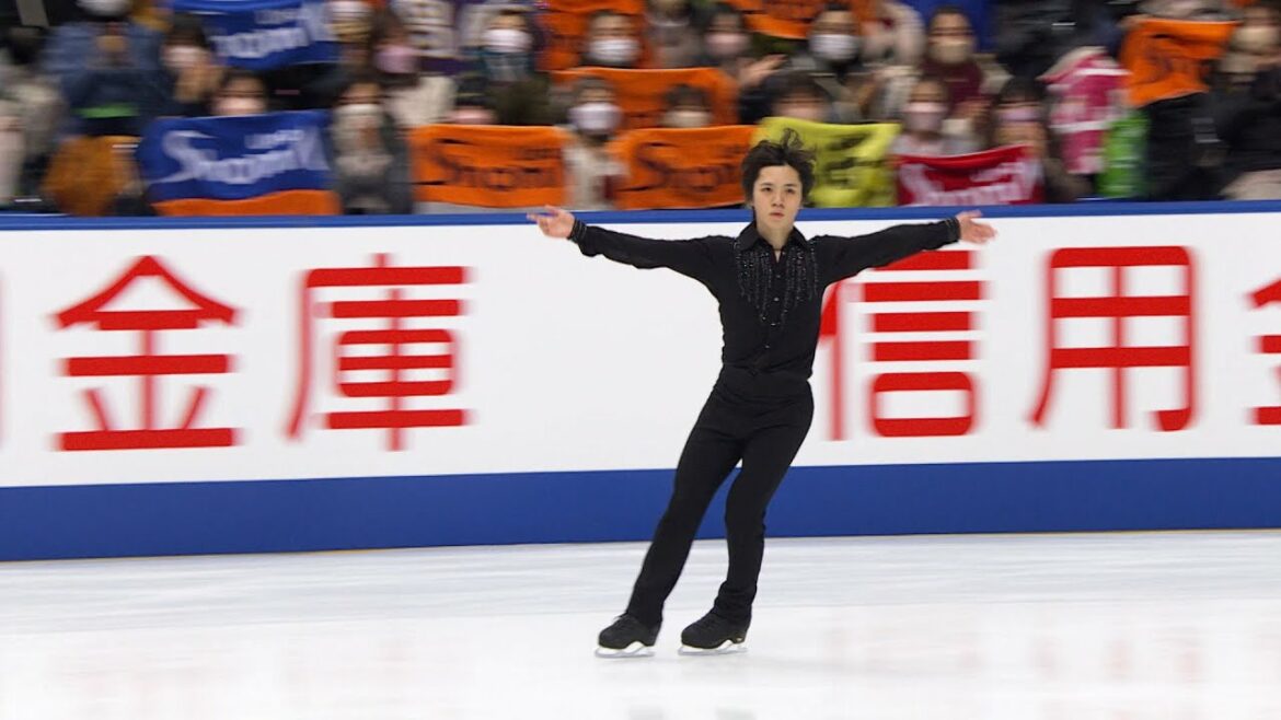 宇野昌磨選手 男子SP1位【全日本フィギュア選手権2022】<ノーカット>