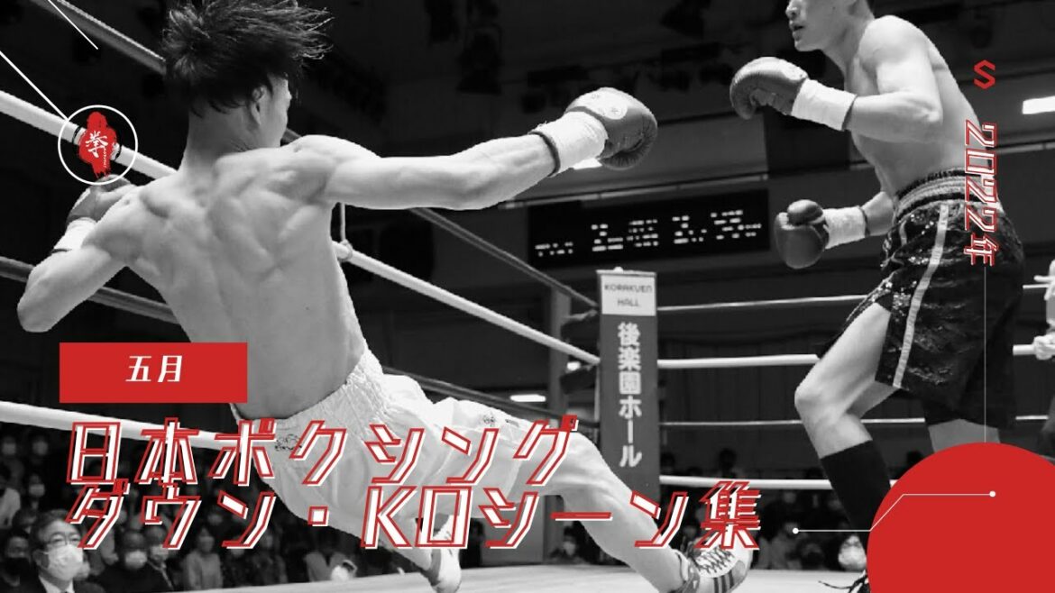 日本ボクシング ダウン・KOシーン集|2022年 五月