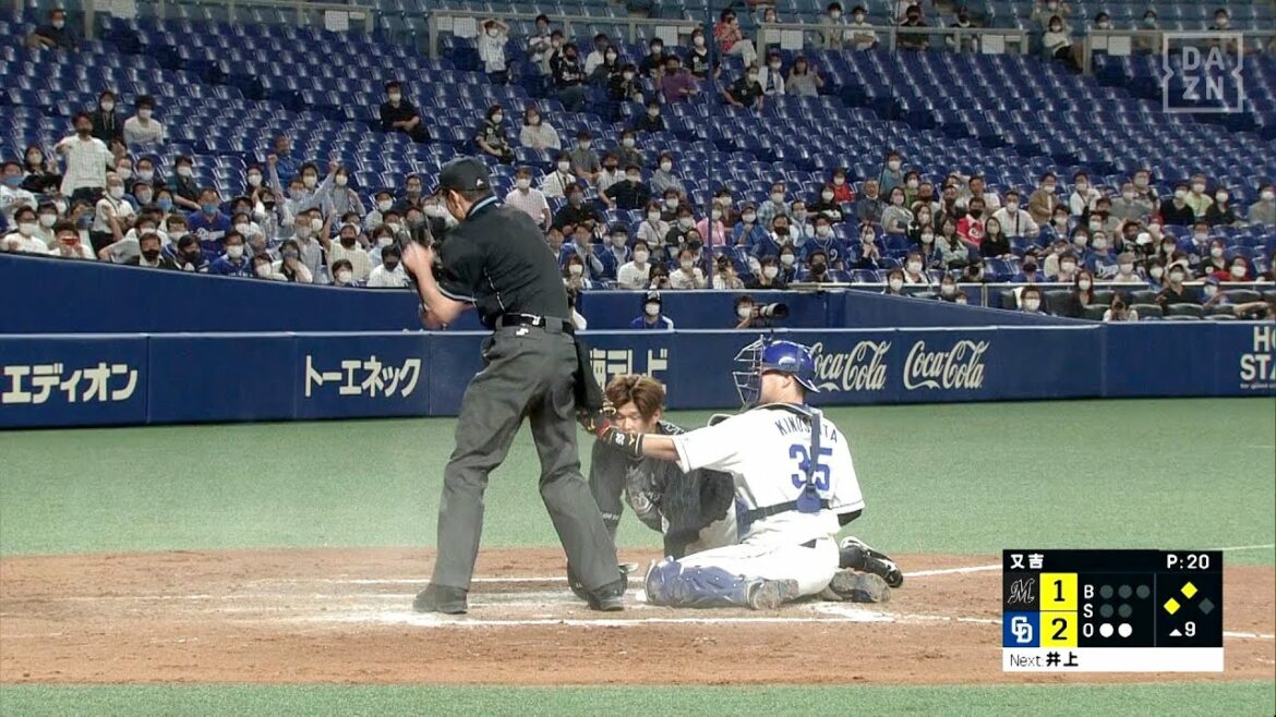 福田永将、福留孝介の適時打で9回2死までリードも痛恨のドロー |2021年6月2日【ハイライト】中日ドラゴンズ × 千葉ロッテマリーンズ