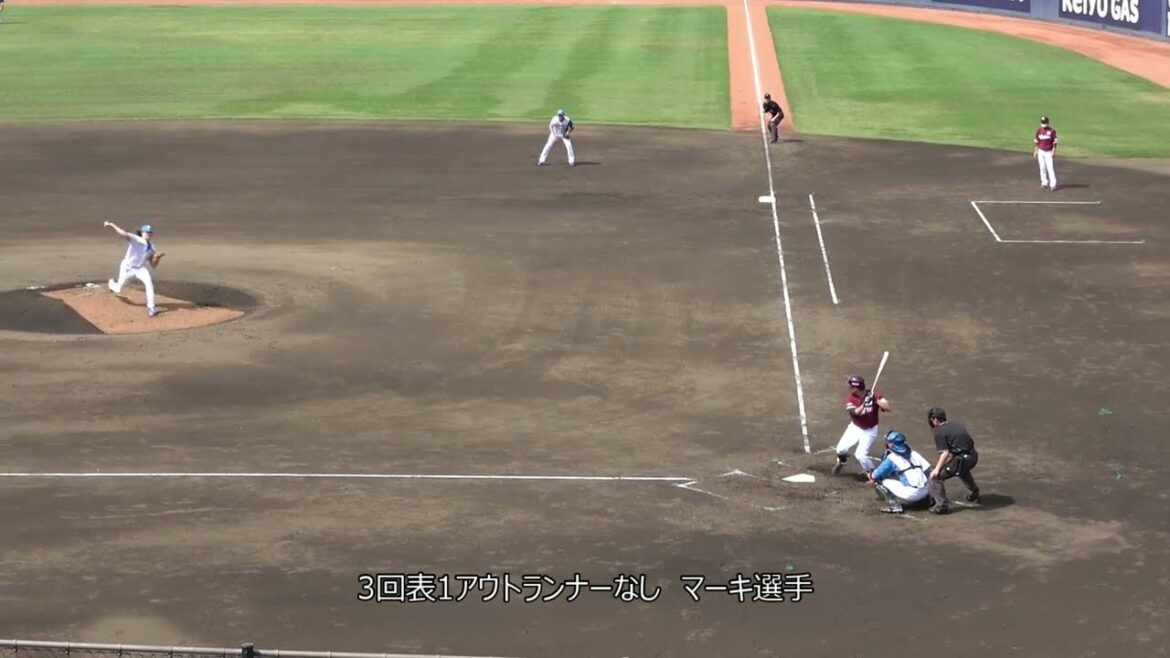 【左打者のファール】イースタンリーグ 日本ハム対楽天