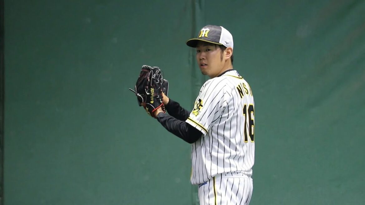 西勇輝選手ブルペン映像(6/3)