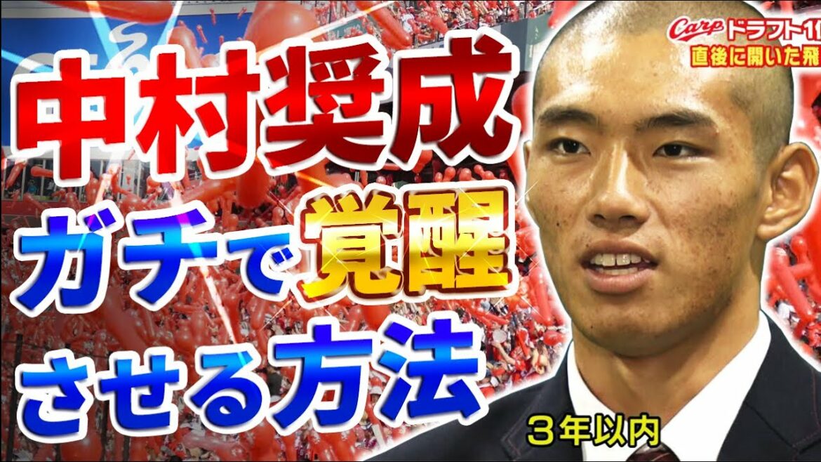 カープ中村奨成をガチで覚醒させる方法。※煽り禁止&改善案奨励