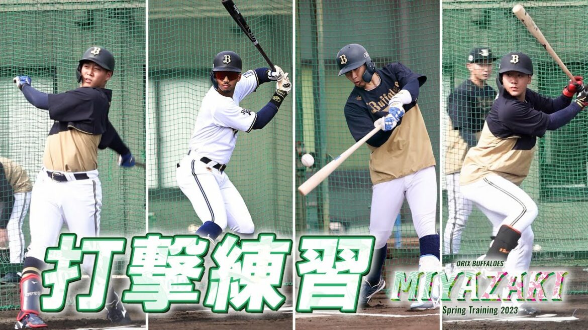 ORIX-Buffaloes: 【BsキャンプTV】打撃練習