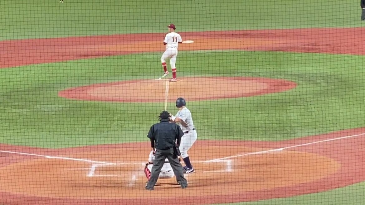 2022/11/19(土) 松本凌人(名城大学) vs 梁瀬慶次郎(九州共立大学) 見逃し三振