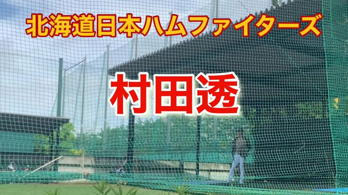 北海道日本ハムファイターズ 村田透 ブルペン投球 巨人ドラフト一巡目