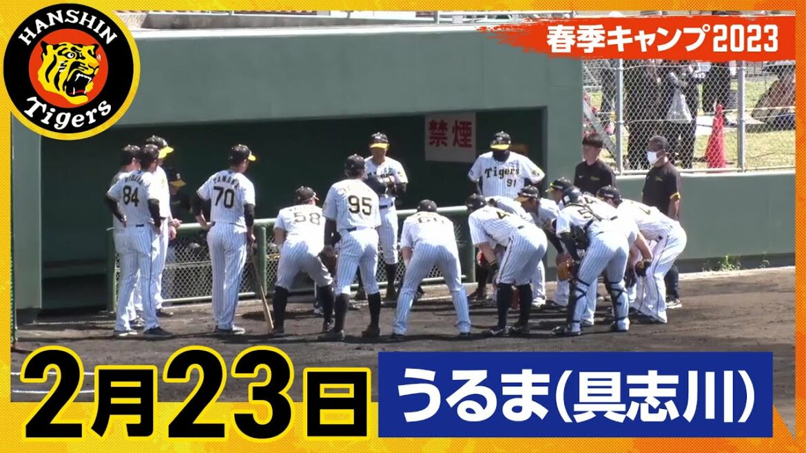 Hanshin-Tigers: 【春季キャンプ2023・うるま(具志川)】2月23日